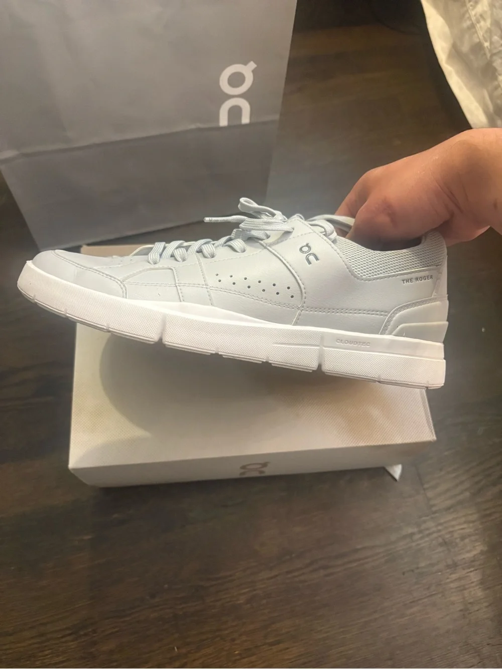 On cloud the Roger 11.5 Sneakers in light grey Swiss engering